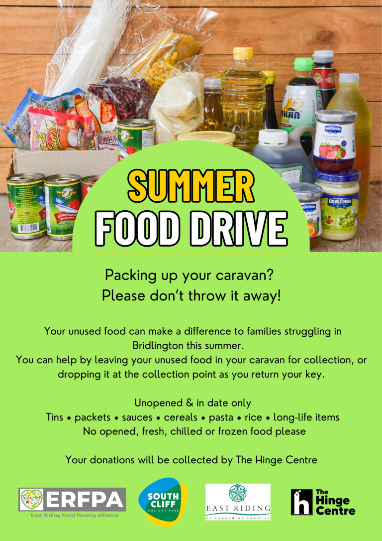Food Donation Initiative at Southcliffe Holiday Park to Support Local Residents